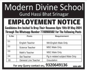 Modern Divine School Srinagar