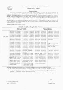 JKBOSE Unfair means Notification for 10th Class Annual Regular 2024 1 JKBOSE Issues Important Notification for class 10th Annual Regular 2024