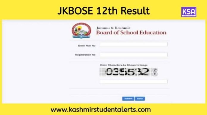 JKBOSE 12th Result 2025