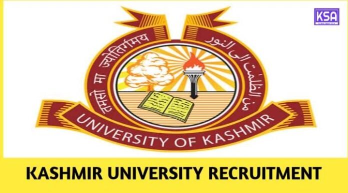 University of Kashmir Recruitment 2024 for JRF post