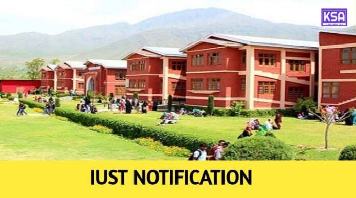 IUST Announces Admission Notification for the Academic Session 2024
