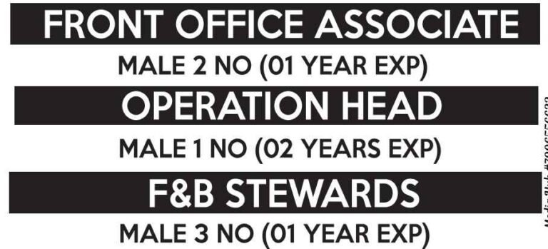 Jobs at Victory Hotel Srinagar, Check Vacancies & eligibility 