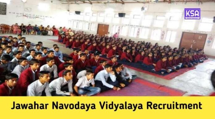 Jawahar Navodaya Vidyalaya Shopian Recruitment 2024 for Teacher Post