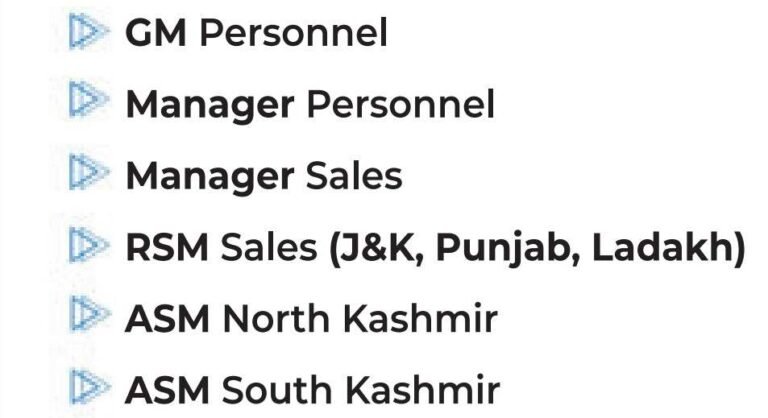 BIPL Recruitment 2024 for Manager, GM Sales & other Vacancies