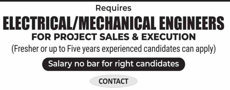 A V Engineers Pvt Ltd Recruitment: Electrical/Mechanical Engineers Required