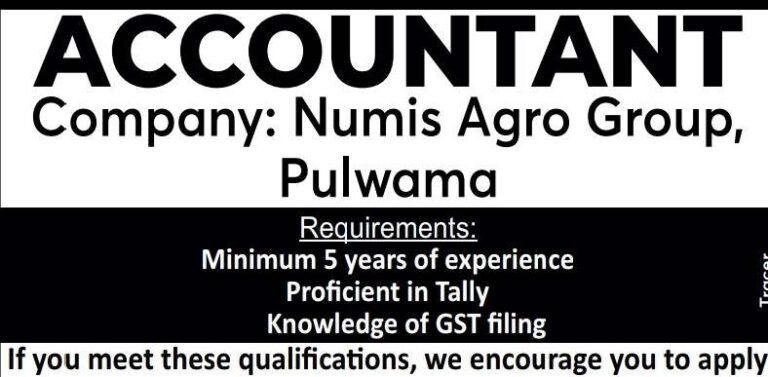 Accountant Jobs at Numis Agro Group, check details