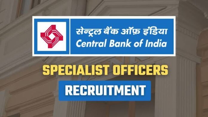 Central Bank of India Recruitment 2024: Apply for Specialist Officer Posts, Check Selection Process