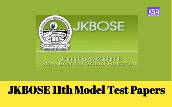 JKBOSE 11th model papers 2025 download PDF @jkbose.nic.in