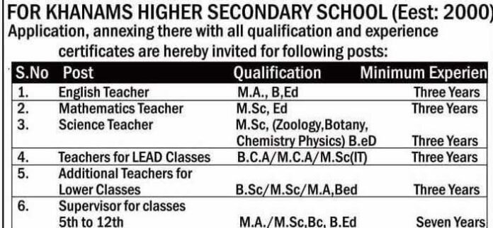 Khanams Higher Secondary School
