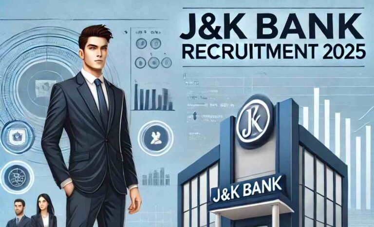 JKBANK Recruitment 2025: Apply for Chief Financial Officer (CFO) Position