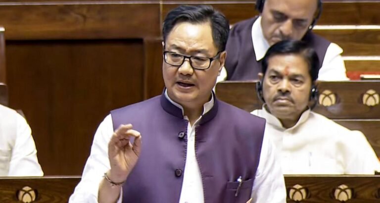 Waqf Bill will benefit poor, women, people from backward communities: Rijiju
