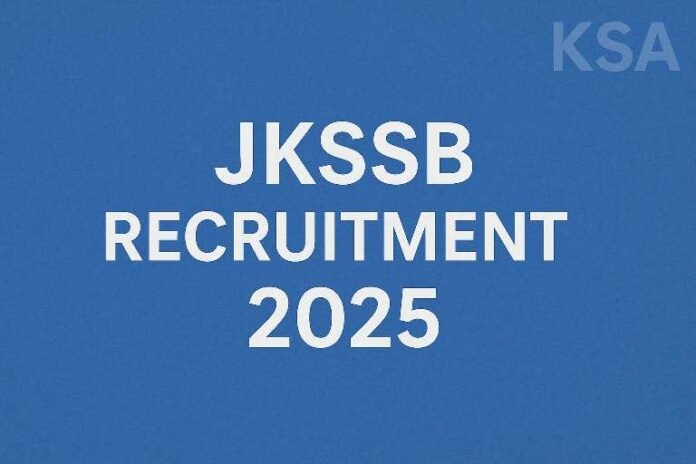 JKSSB Recruitment 2025: Apply for 61 Various UT Cadre Posts in Home Department – Check Eligibility, Age Limit, Apply Online
