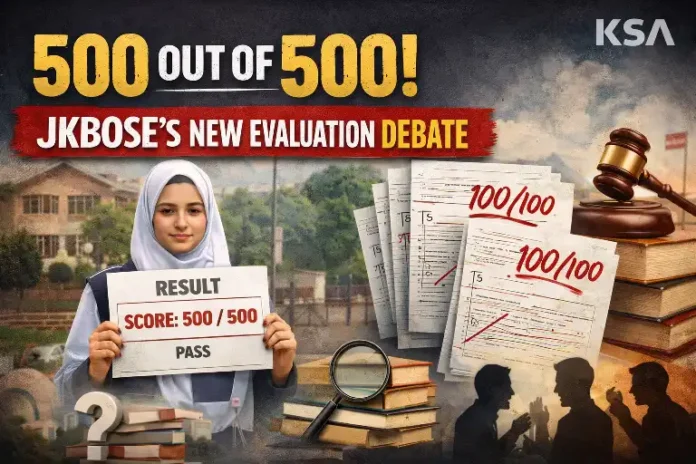 500 Out of 500: JKBOSE’s New Evaluation Method Triggers Education Debate