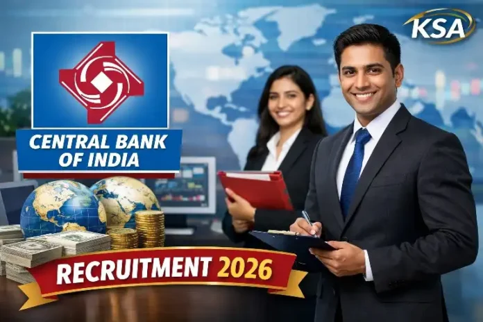 Central Bank of India Recruitment 2026: Apply for Foreign Exchange Officer & Marketing Officer Posts