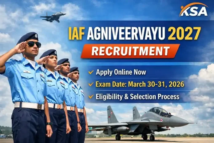 IAF Agniveervayu 2027 Registration Begins: Apply Online, Exam Date, Eligibility, Fee, Selection Process