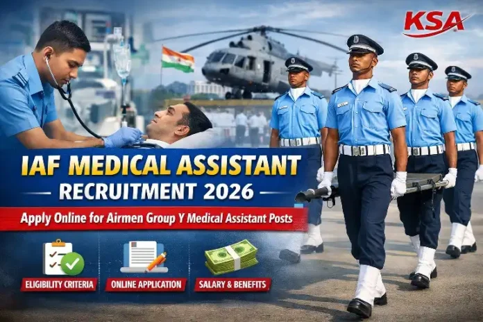 IAF Medical Assistant Recruitment 2026: Apply Online for Airmen Group Y Medical Assistant Posts