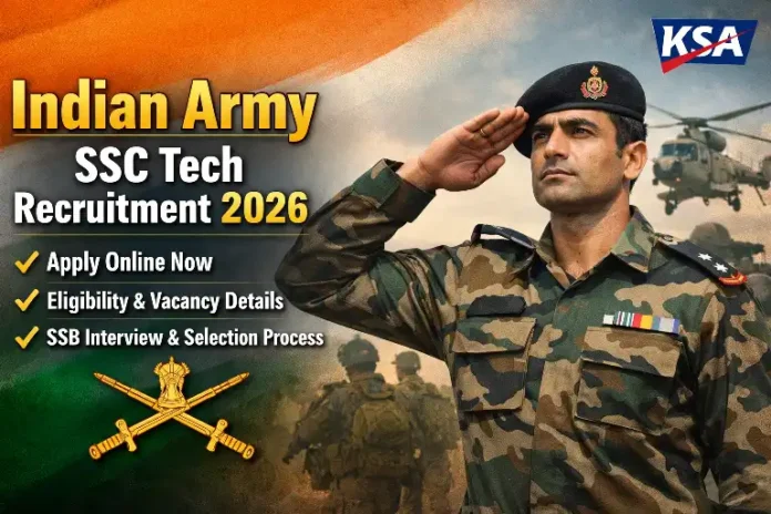 Indian Army SSC Tech Recruitment 2026: Apply Online, Eligibility, Last Date, Vacancy Details