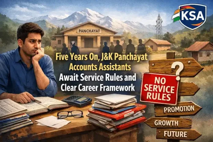 Five Years On, J&K Panchayat Accounts Assistants Await Service Rules and Clear Career Framework