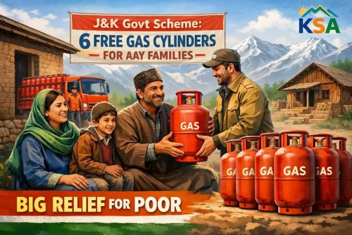 Big Relief for Poor: J&K Govt to Provide 6 Free Gas Cylinders Annually to AAY Households