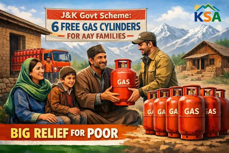 J&K Government to Give 6 Free Gas Cylinders Every Year to AAY Families: CM Omar Abdullah
