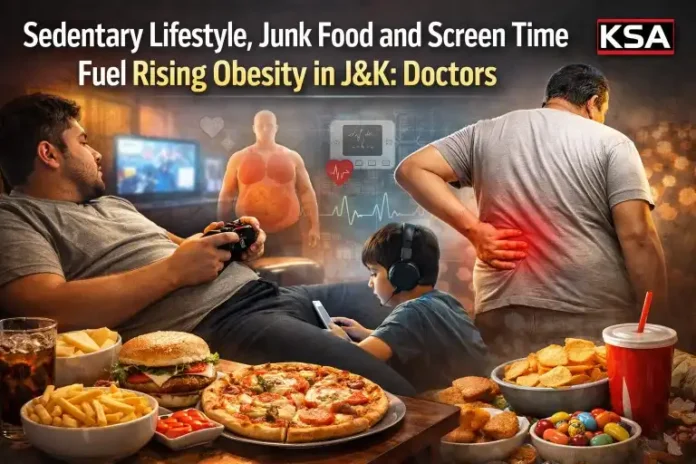 Sedentary Lifestyle, Junk Food and Screen Time Fuel Rising Obesity in J&K: Doctors