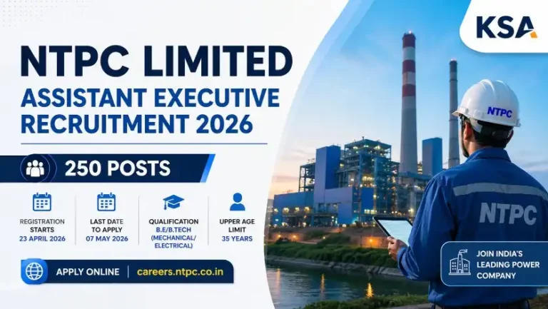 NTPC Limited Assistant Executive Recruitment 2026: Apply Online for 250 Posts at careers.ntpc.co.in