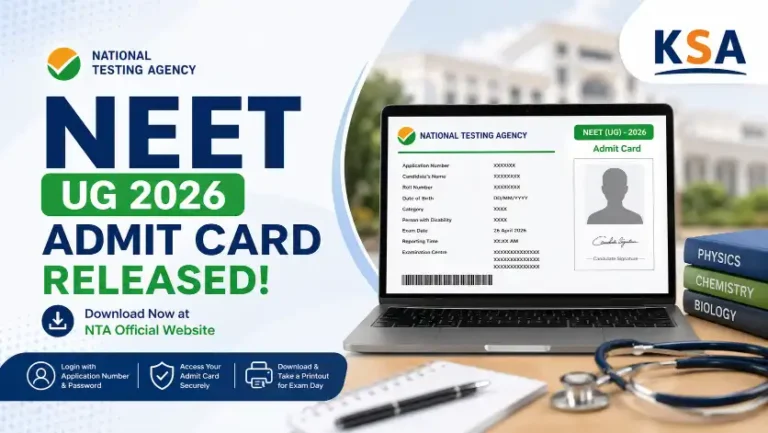 NEET UG 2026 Admit Card Released: Download Now at NTA Official Website