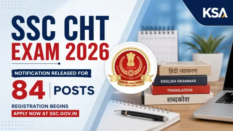 SSC CHT Exam 2026 Notification Released for 84 Posts; Apply Online at SSC.gov.in