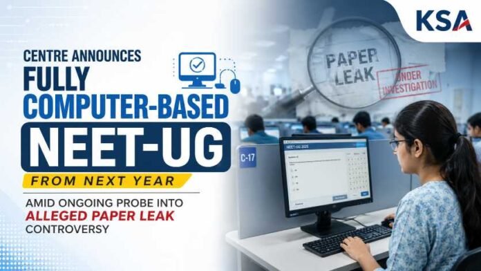 Centre Announces Fully Computer-Based NEET-UG From Next Year Amid Ongoing Probe Into Alleged Paper Leak Controversy