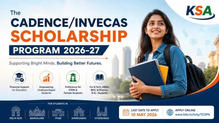 The Cadence/Invecas Scholarship Program 2026–27: A Complete Guide for Students