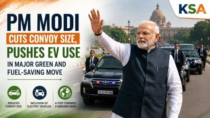 PM Modi Cuts Convoy Size, Pushes EV Use in Major Green and Fuel-Saving Move