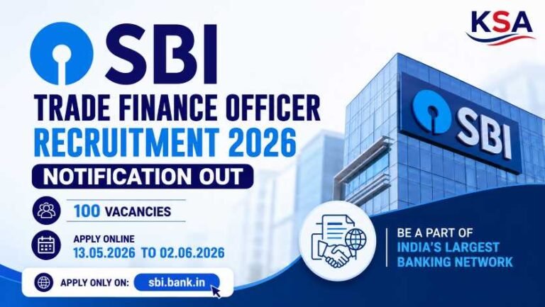 SBI Trade Finance Officer Recruitment 2026 Notification Out: Apply Online for 100 Vacancies Before June 2