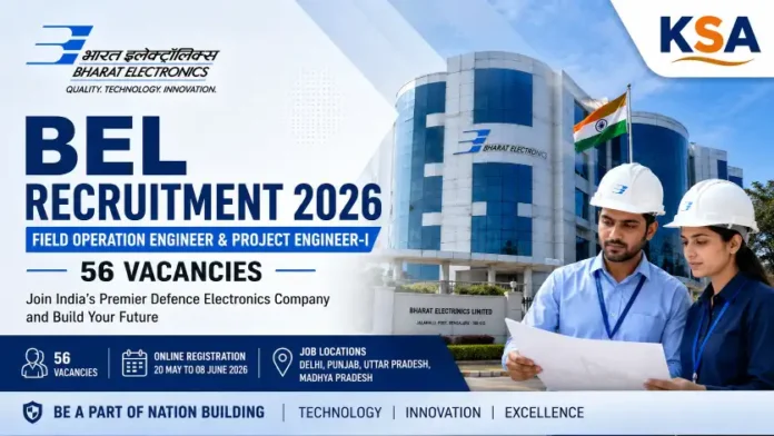 BEL Recruitment 2026: Bharat Electronics Limited Announces 56 Vacancies for Engineers, Check Eligibility