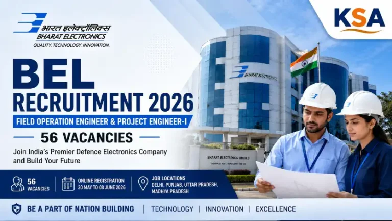 BEL Recruitment 2026: Bharat Electronics Limited Announces 56 Vacancies for Engineers, Check Eligibility